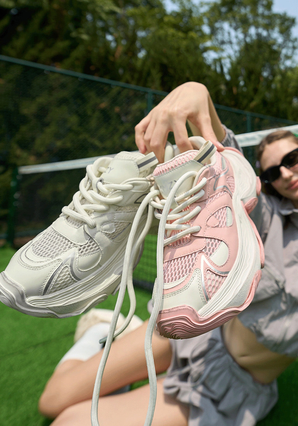 XMZY | Breathable Chunky Sneakers-White - PSYLOS 1, XMZY | Breathable Chunky Sneakers-White, Chunky Sneakers, XMZY•JAPAN, PSYLOS 1